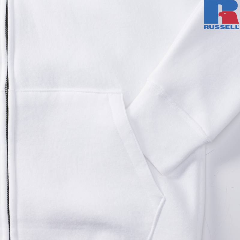 Damska bluza Authentic z kapturem zapinana na suwak | Russell