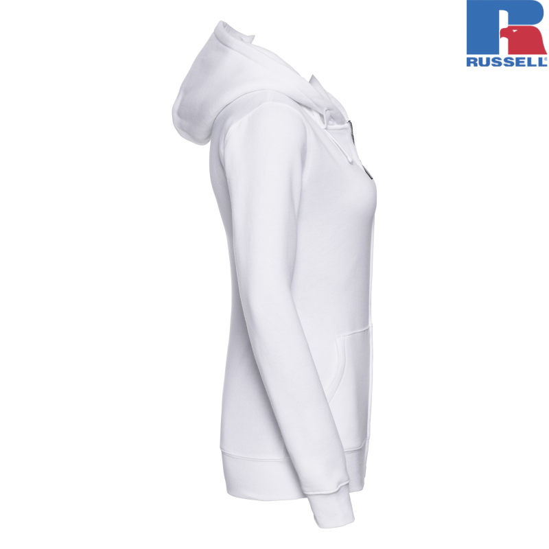 Damska bluza Authentic z kapturem zapinana na suwak | Russell