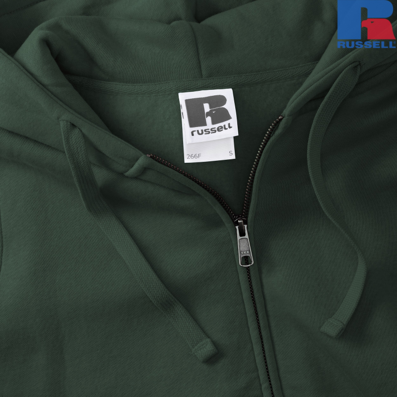 Damska bluza z kapturem i suwakiem Authentic | Russell