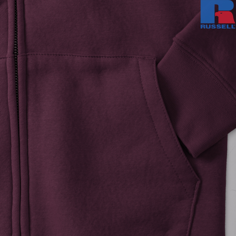 Damska bluza z kapturem i suwakiem Authentic | Russell