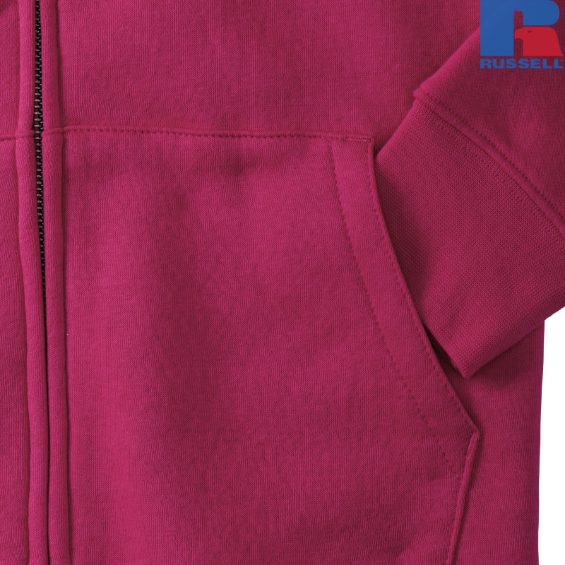 Damska bluza z kapturem i suwakiem Authentic | Russell