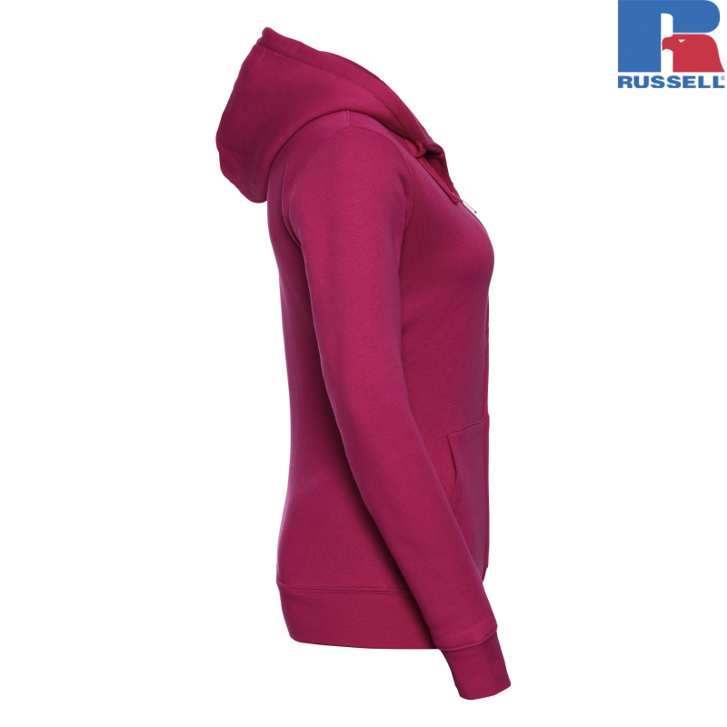 Damska bluza z kapturem i suwakiem Authentic | Russell