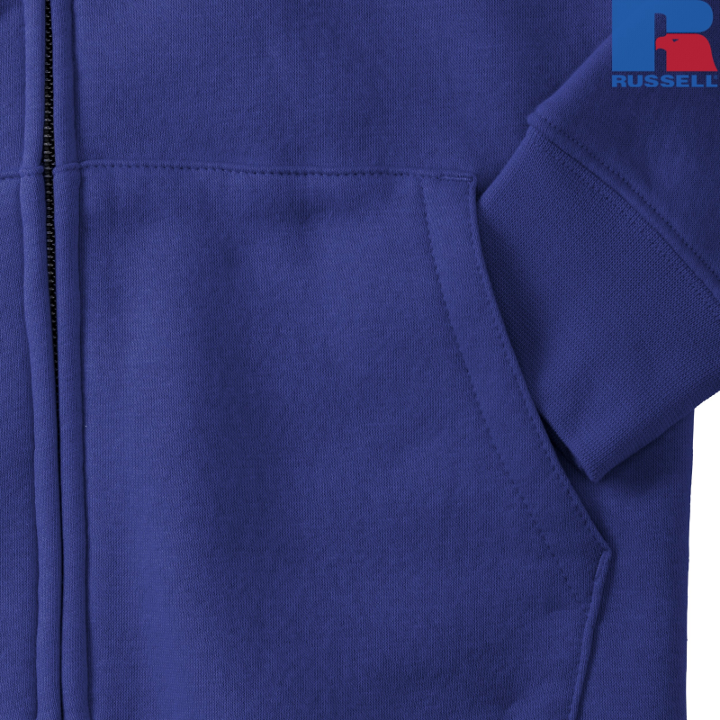 Damska bluza z kapturem i suwakiem Authentic | Russell