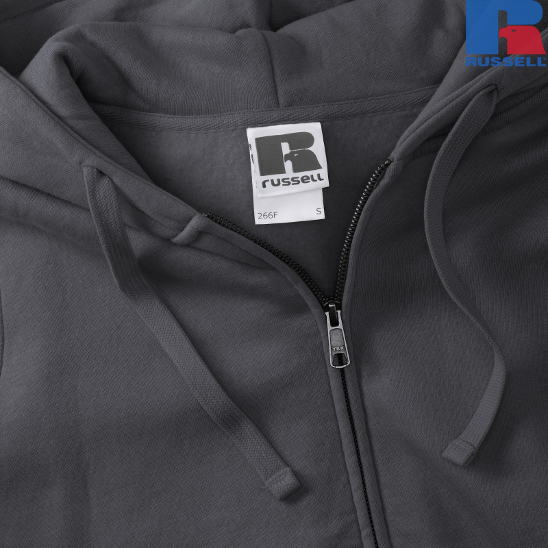 Damska bluza z kapturem i suwakiem Authentic | Russell