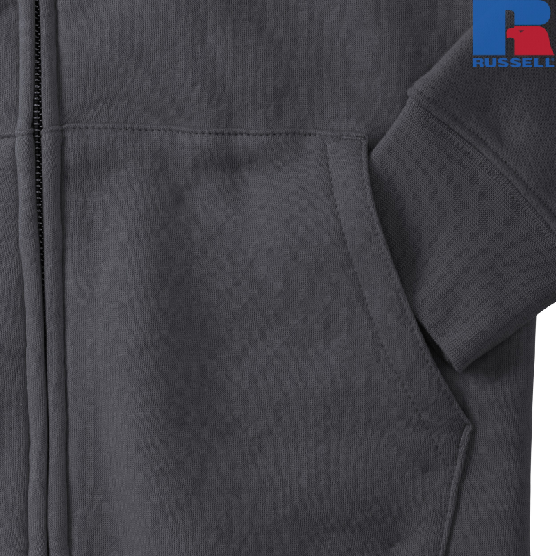 Damska bluza z kapturem i suwakiem Authentic | Russell