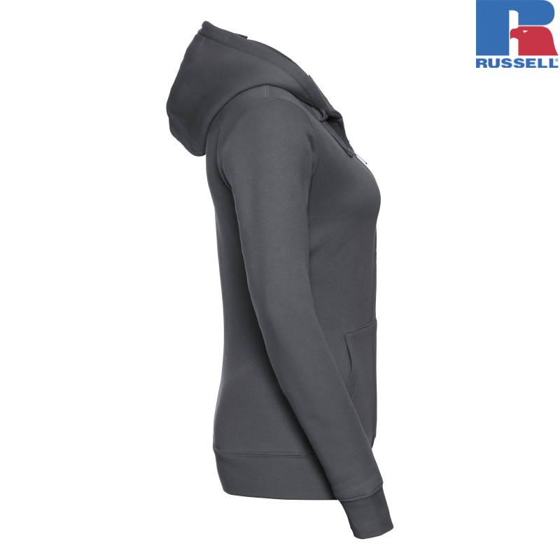 Damska bluza z kapturem i suwakiem Authentic | Russell