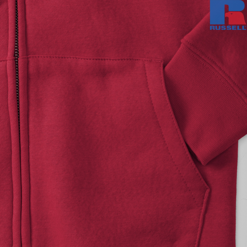 Damska bluza z kapturem i suwakiem Authentic | Russell