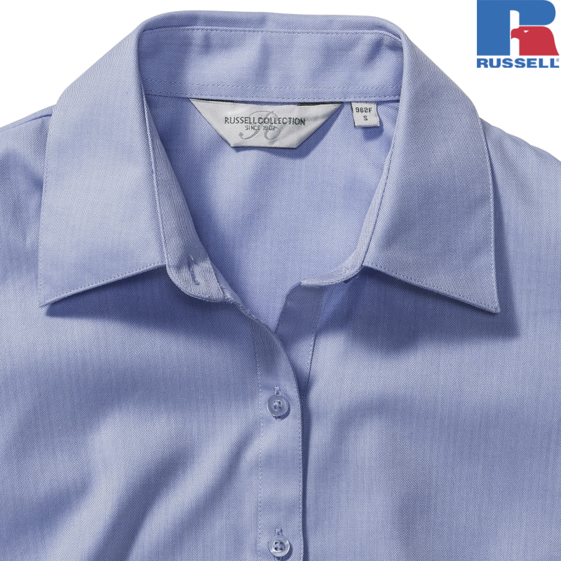 Damska koszula w jodełkę z długim rękawem | Russell