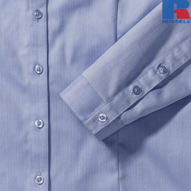 Damska koszula w jodełkę z długim rękawem | Russell