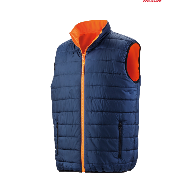 Dwustronna kamizelka ocieplana Soft Padded Safety Gilet | Result