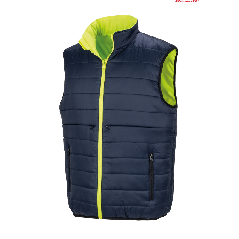 Dwustronna kamizelka ocieplana Soft Padded Safety Gilet | Result