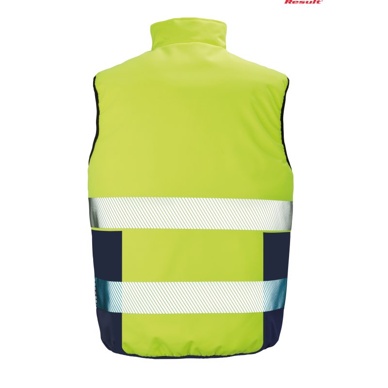 Dwustronna kamizelka ocieplana Soft Padded Safety Gilet | Result