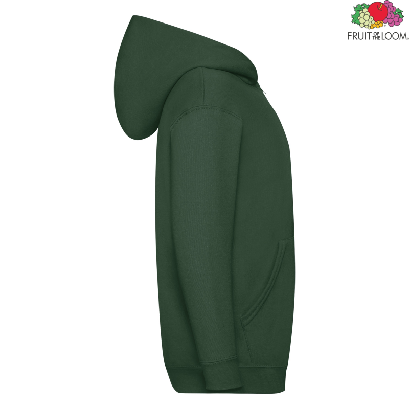 Dziecięca bluza z kapturem i zamkiem Classic | Fruit of the Loom