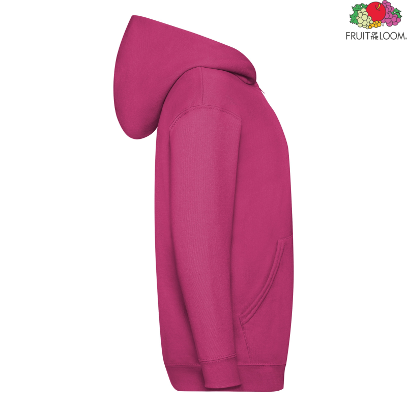 Dziecięca bluza z kapturem i zamkiem Classic | Fruit of the Loom