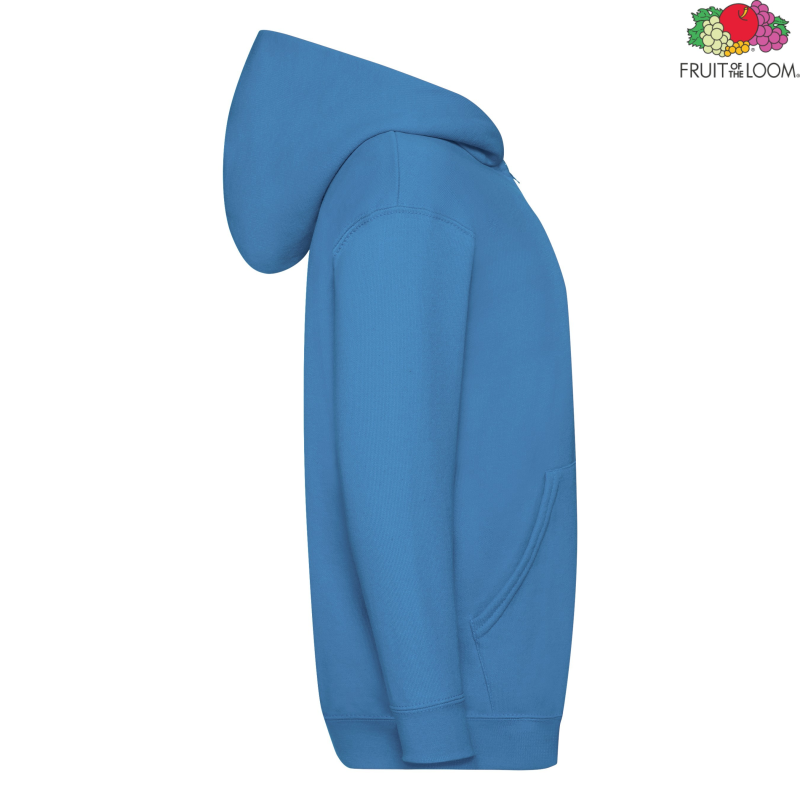 Dziecięca bluza z kapturem i zamkiem Classic | Fruit of the Loom