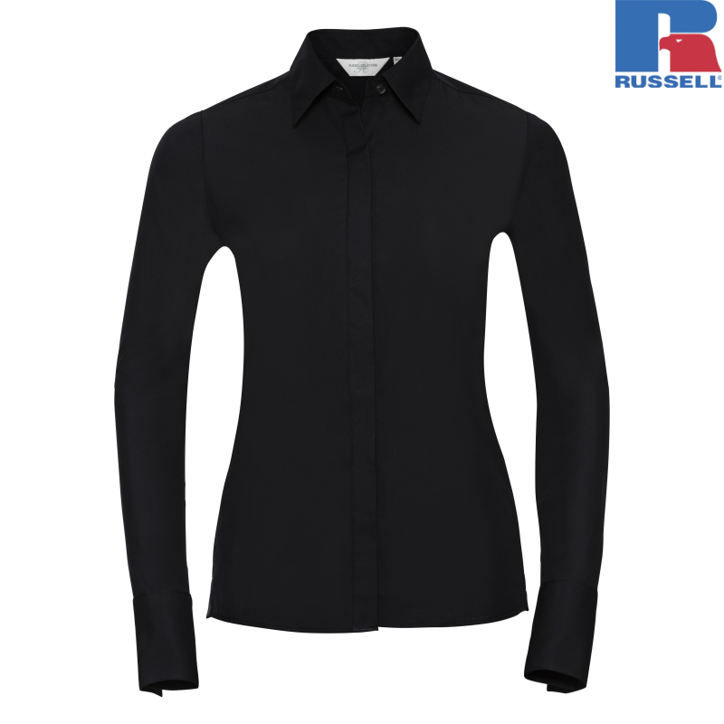 Koszula z długim rękawem ze stretchem | Russell