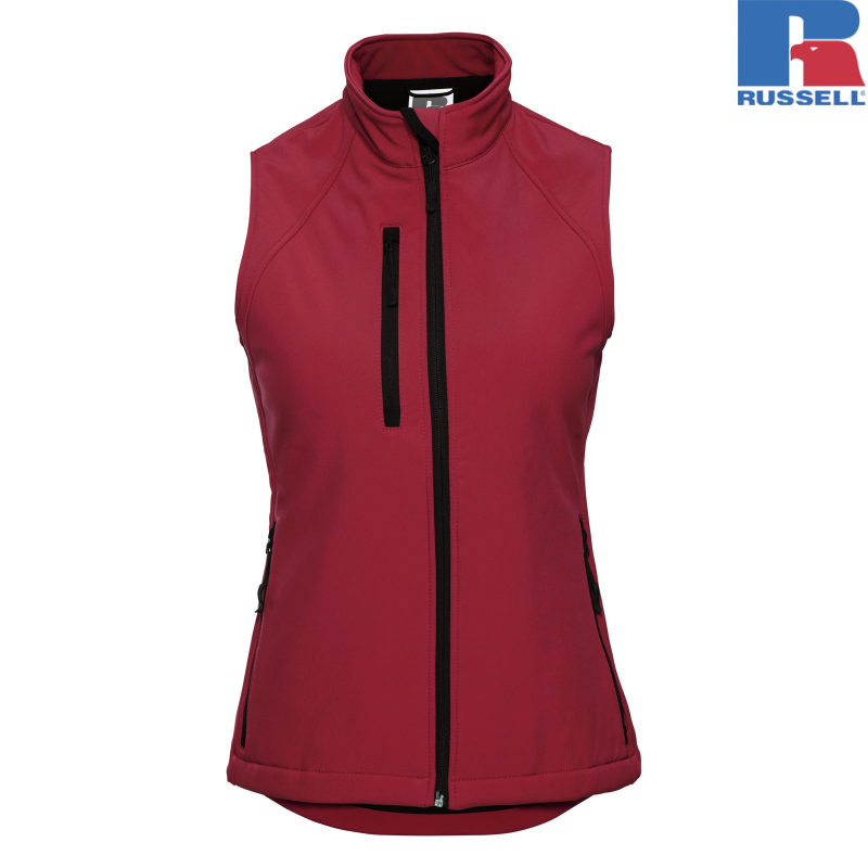 Damska trójwarstwowa kamizelka Soft Shell | Russell