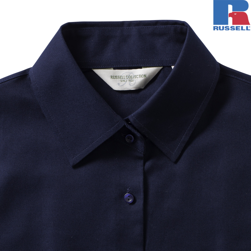 Koszula z długim rękawem Oxford łatwa w pielęgnacji | Russell