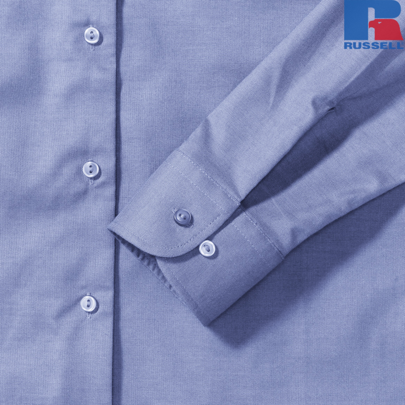 Koszula z długim rękawem Oxford łatwa w pielęgnacji | Russell