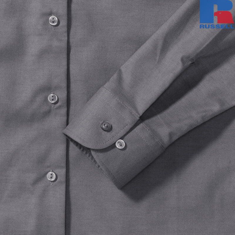 Koszula z długim rękawem Oxford łatwa w pielęgnacji | Russell