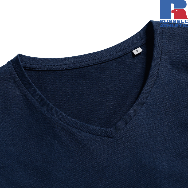 Koszulka damska Pure Organic V-Neck | Russell