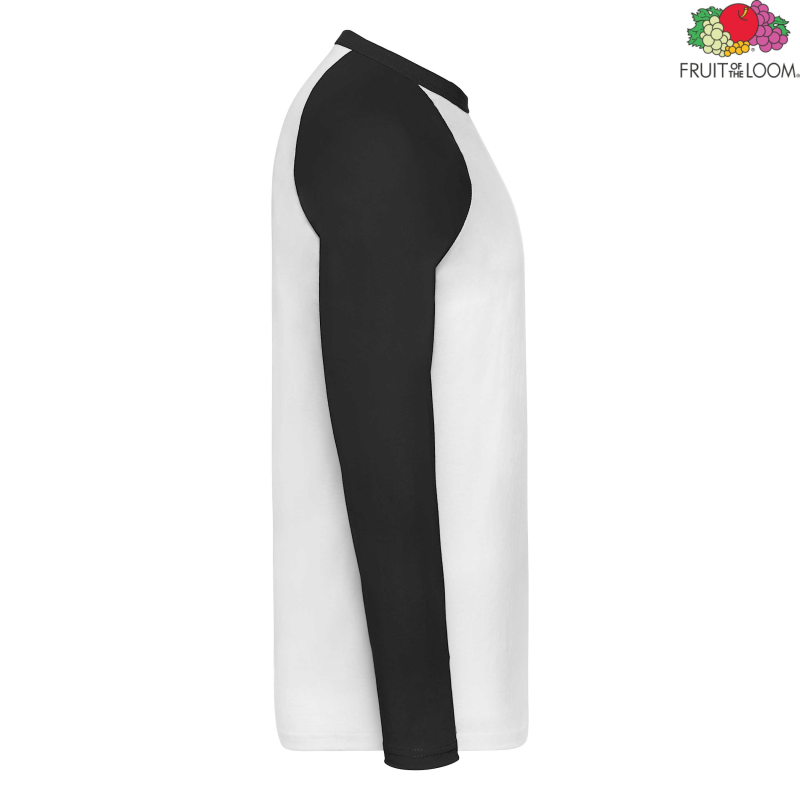 Koszulka męska Baseball z długim rękawem | Fruit of the Loom