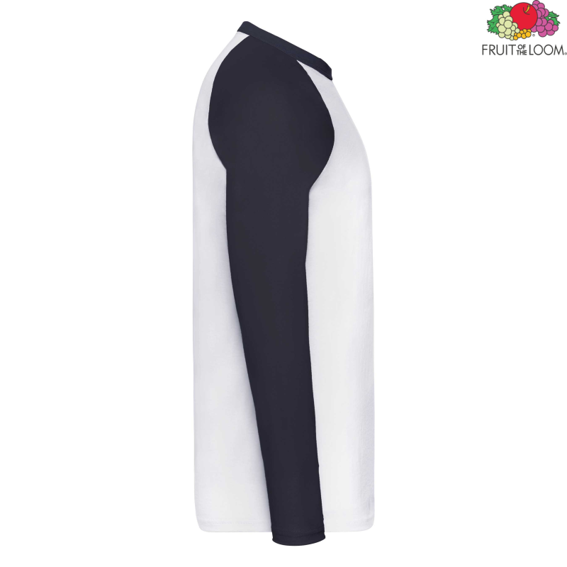 Koszulka męska Baseball z długim rękawem | Fruit of the Loom