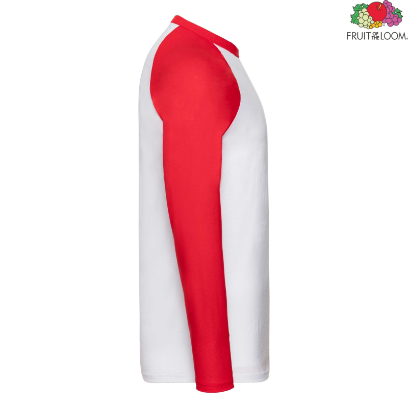 Koszulka męska Baseball z długim rękawem | Fruit of the Loom