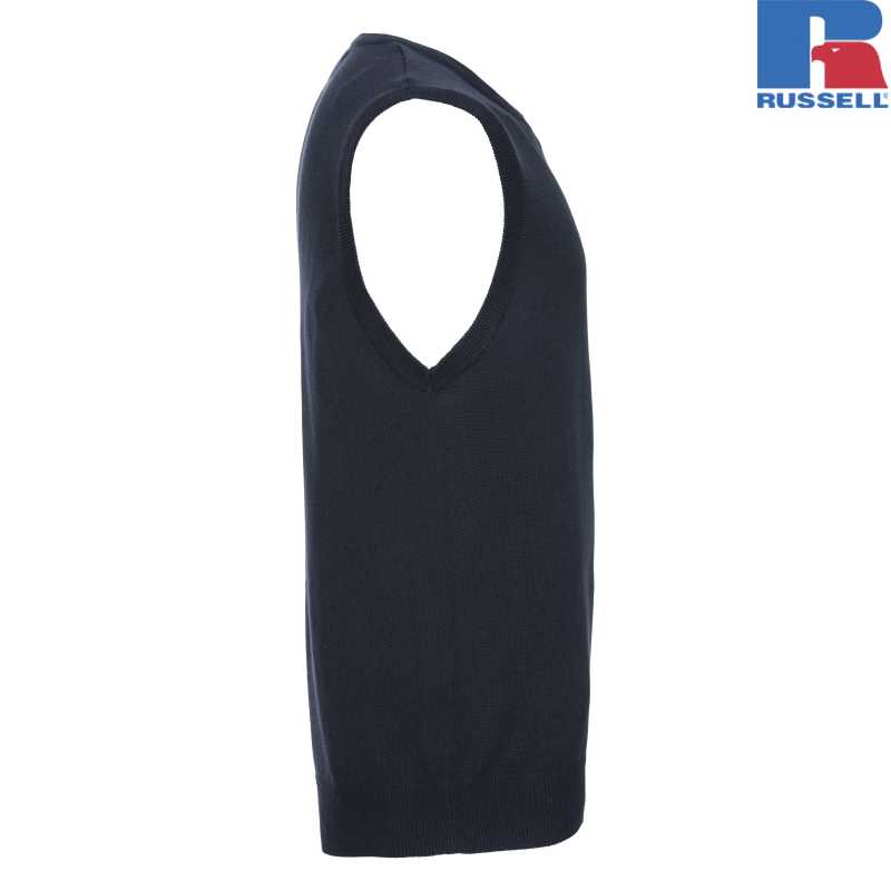 Pulower bez rękawów V-neck | Russell