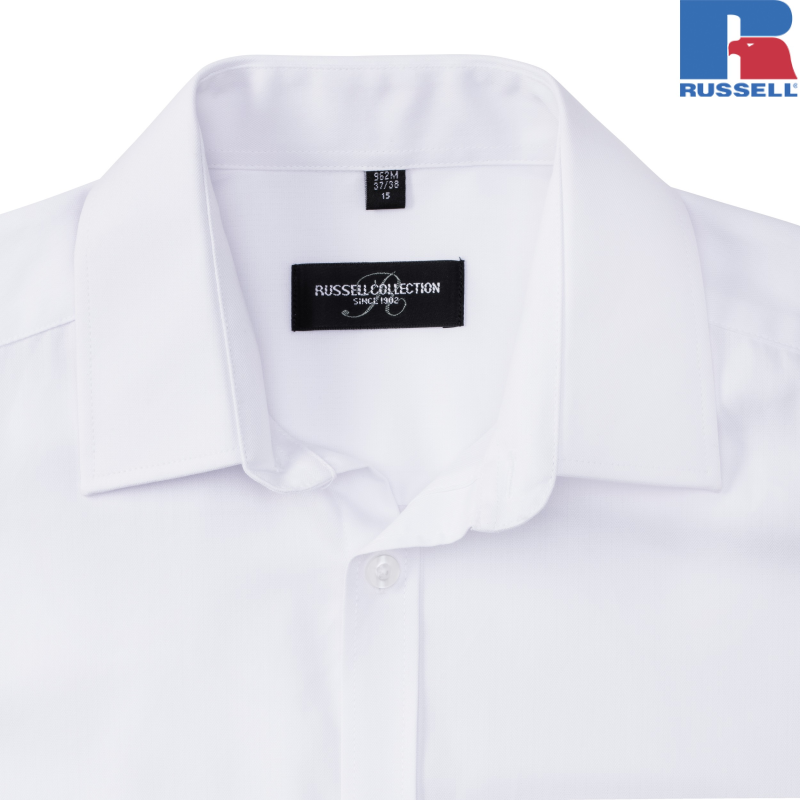 Męska koszula z długim rękawem, Herringbone Shirt | Russell