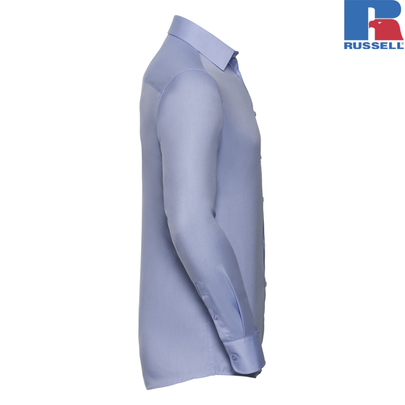 Męska koszula z długim rękawem, Herringbone Shirt | Russell