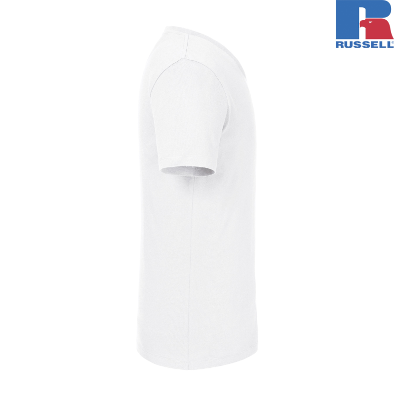 Koszulka męska Pure Organic V-Neck | Russell