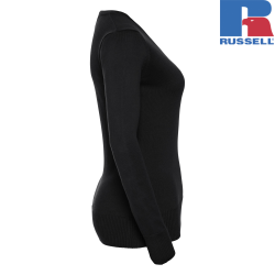 Pulower z dekoltem V | Russell