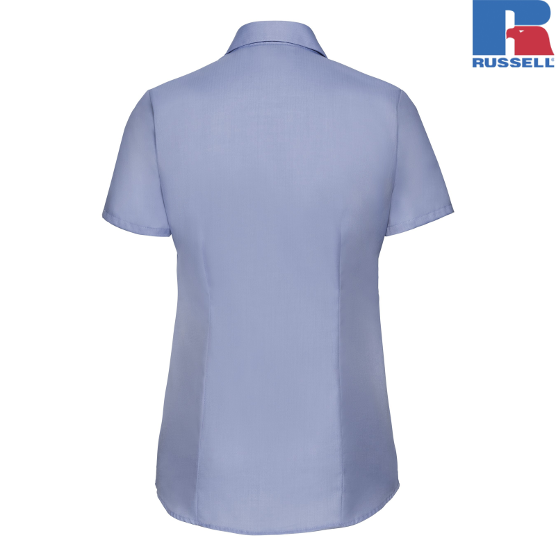 Damska koszula w jodełkę z krótkim rękawem | Russell