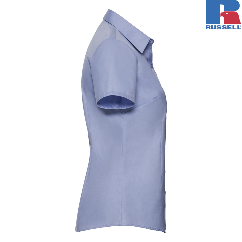 Damska koszula w jodełkę z krótkim rękawem | Russell