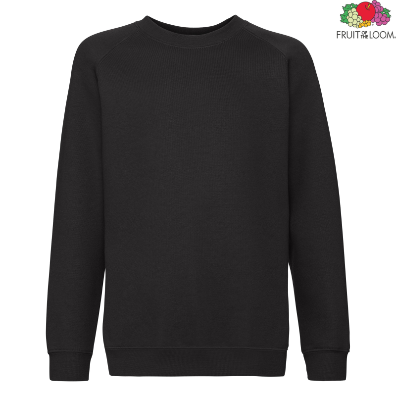 Dziecięca bluza Raglan Premium | Fruit of the Loom