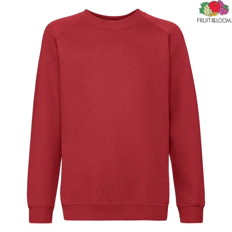Dziecięca bluza Raglan Premium | Fruit of the Loom