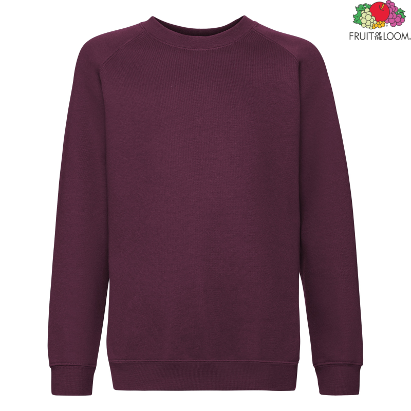 Dziecięca bluza Raglan Premium | Fruit of the Loom
