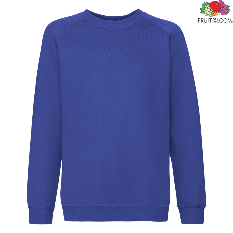 Dziecięca bluza Raglan Premium | Fruit of the Loom