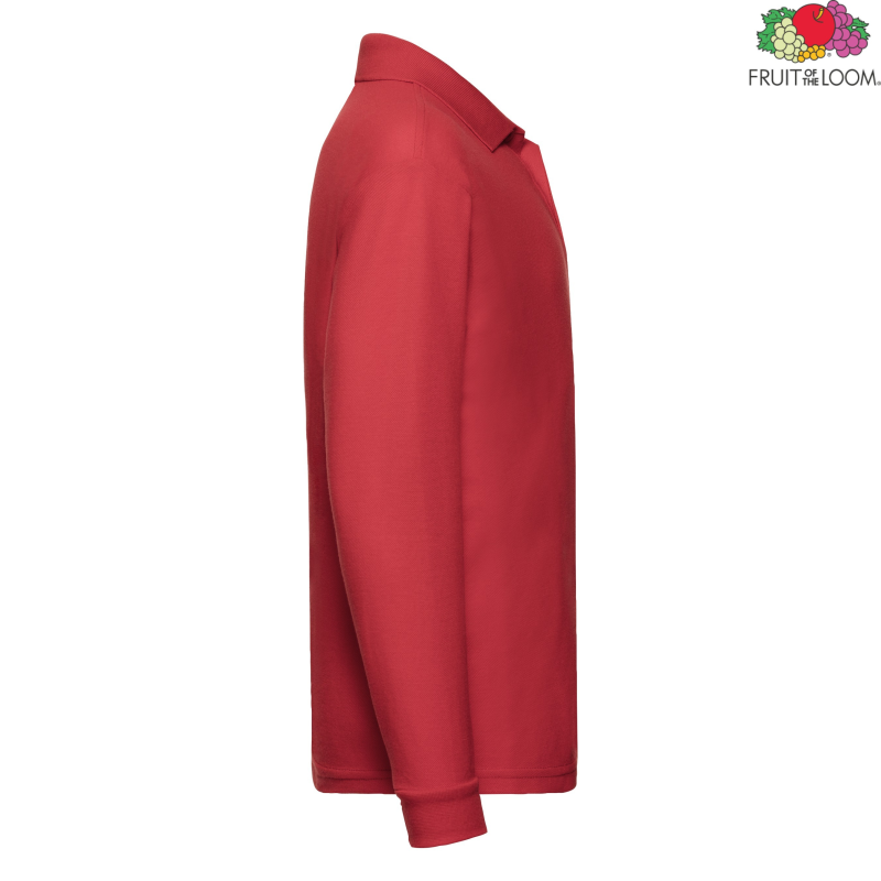 Koszulka z długim rękawem Polo | Fruit of the Loom