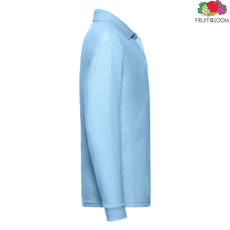 Koszulka z długim rękawem Polo | Fruit of the Loom