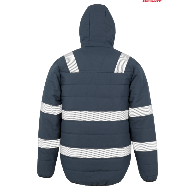 Kurtka odblaskowa unisex Safe Guard Recycled Ripstop Jacket Hoody | Result