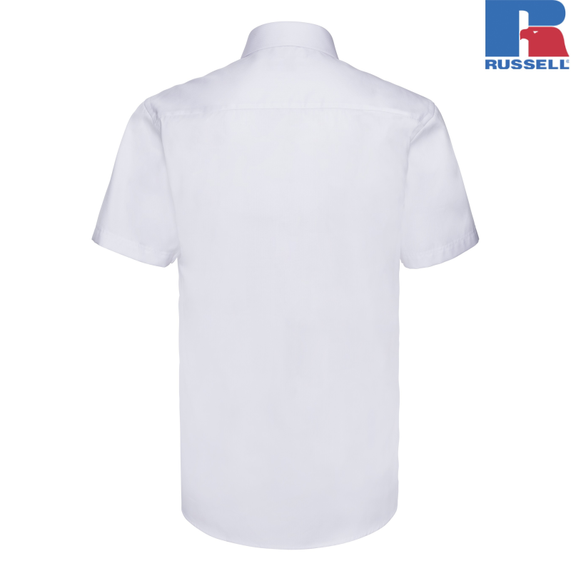 Męska koszula z krótkim rękawem, Herringbone Shirt | Russell