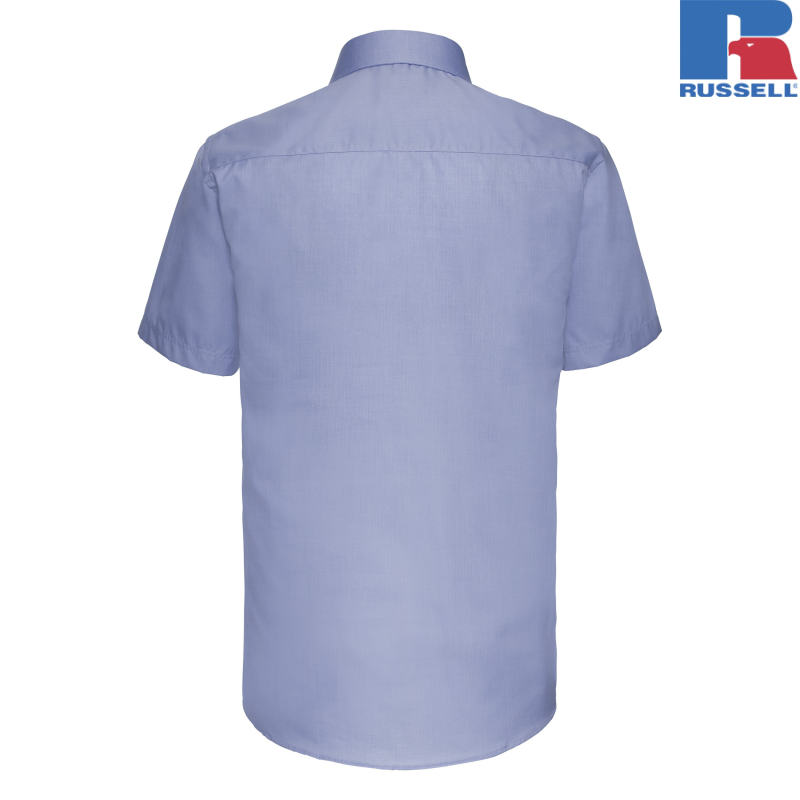 Męska koszula z krótkim rękawem, Herringbone Shirt | Russell
