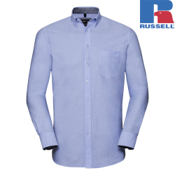 Koszula męska Oxford Washed 100% bawełny organicznej | Russell