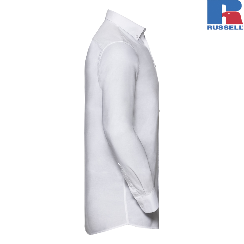 Koszula męska Oxford Washed 100% bawełny organicznej | Russell