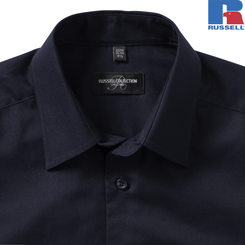 Męska koszula z długim rękawem Oxford | Russell