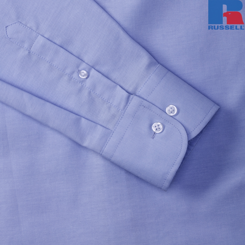 Męska koszula z długim rękawem Oxford | Russell