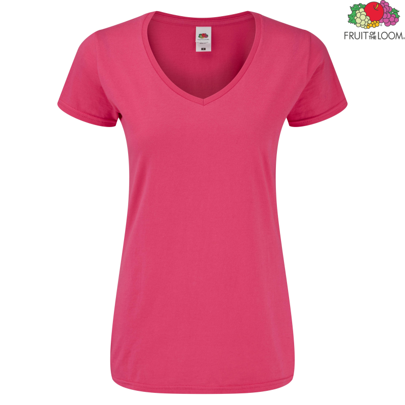 Koszulka Damska Iconic V-Neck | Fruit of the Loom