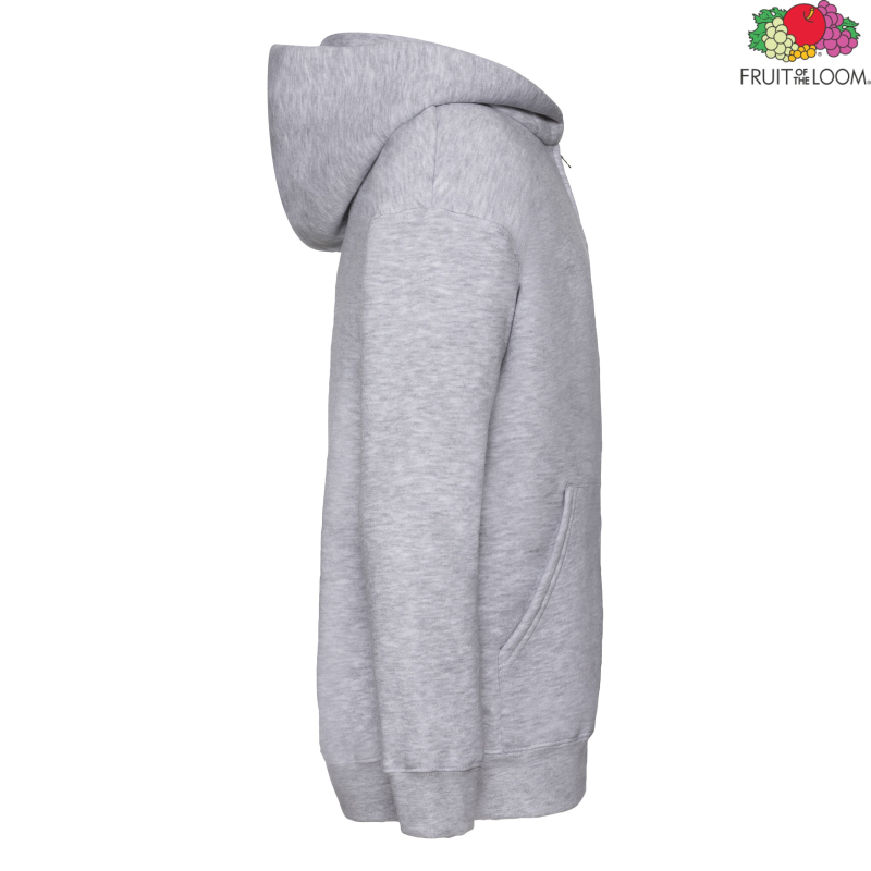 Dziecięca bluza z kapturem i zamkiem Premium | Fruit  of the Loom